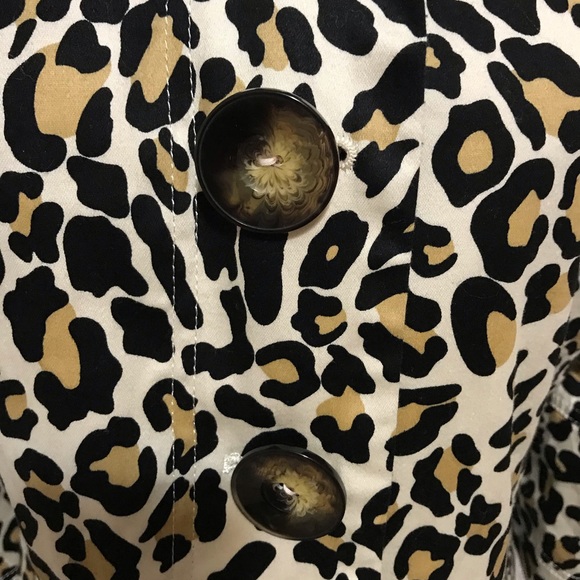 Appraisal Leopard Print 3/4 Bell Sleeve Jacket - Picture 4 of 8